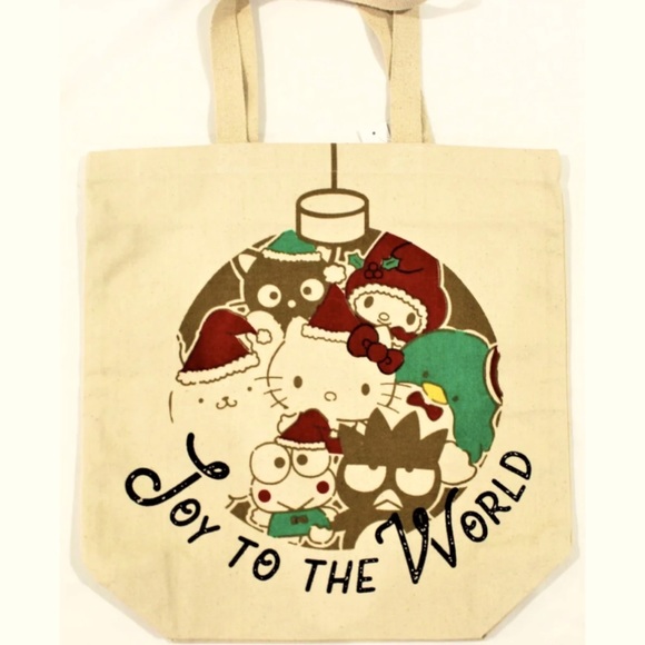 New Hello Kitty Holiday Tote Bag - Picture 2 of 3